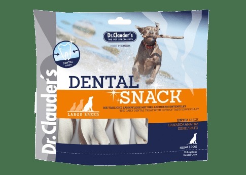 Dr. Clauders Hunde Dental Snack Ente large breed 500 g