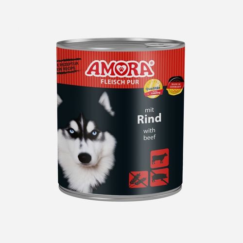 AMORA Dog Pur Rind 800g