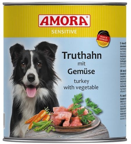 Amora Hund Dose Sensitive Truthahn mit Gemüse
