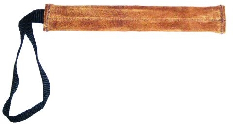 Beisswurst Leder flach mit 1 Handschlaufe 25 cm