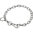 Halskette Edelstahl 3 mm mit Ring und Haken Länge 60 cm