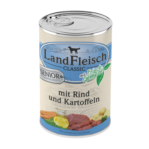 Landfleisch Dog Classic Senior mit Rind + Kartoffel 400g