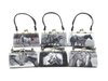 Pferde MiniBag schwarz/weiß, 6 fach sortiert, Mario Moreno, Retroline 9,5x4,5x4,8cm