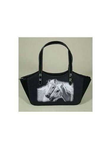 Pferde Handtasche groß Pferdefreundschaft, Keith Kimberlin Retroline, 31x10x15cm