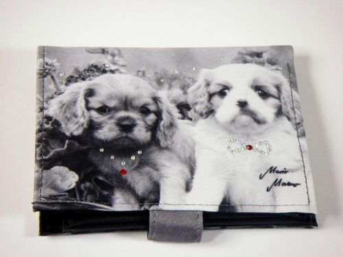 Hunde Geldbörse flach, King Charles, Mario Moreno, 12,5x10cm