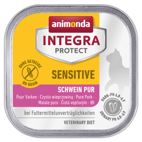Animonda Katze Integra Protect Sensitive Schwein pur 100g