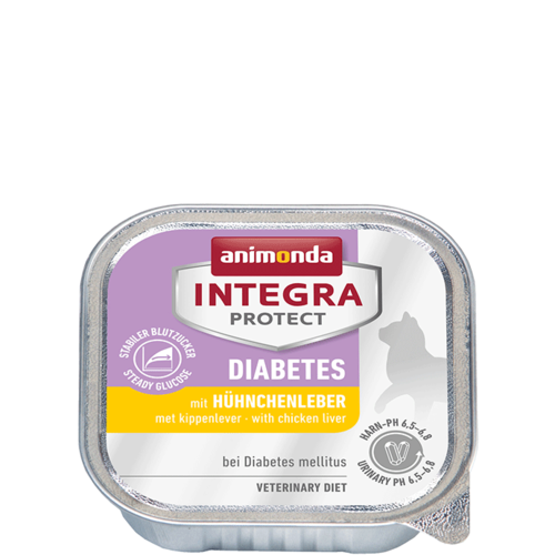 Animonda Integra Protect Diabetes Adult mit Hühnchenleber 16x100 g