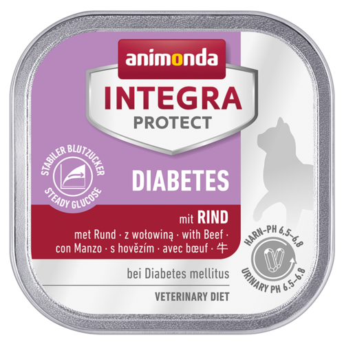 Animonda Katzen Integra Protect Diabetes  mit Rind 100g