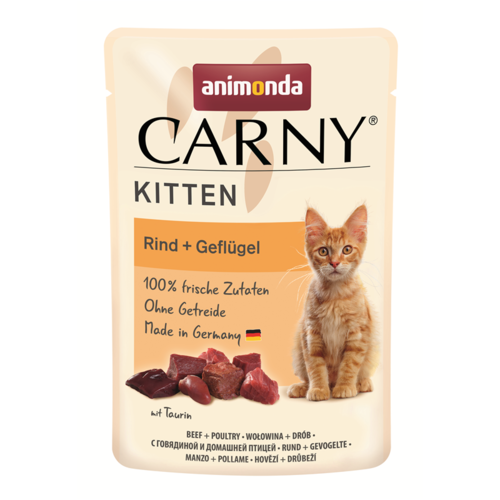Carny Kitten Rind + Geflügel 85g