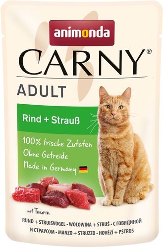 Carny Adult Rind+Strauß 85g