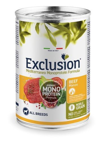 Exclusion Mediterraneo Noble Grain Adult Rind Nassfutter 400g
