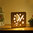 Ambiwood Holzschnittlampe 19x19x13cm Löwe