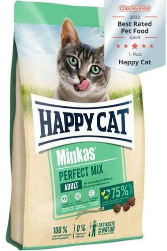 Happy Cat Minkas Perfect Mix Geflügel, Fisch & Lamm 10Kg